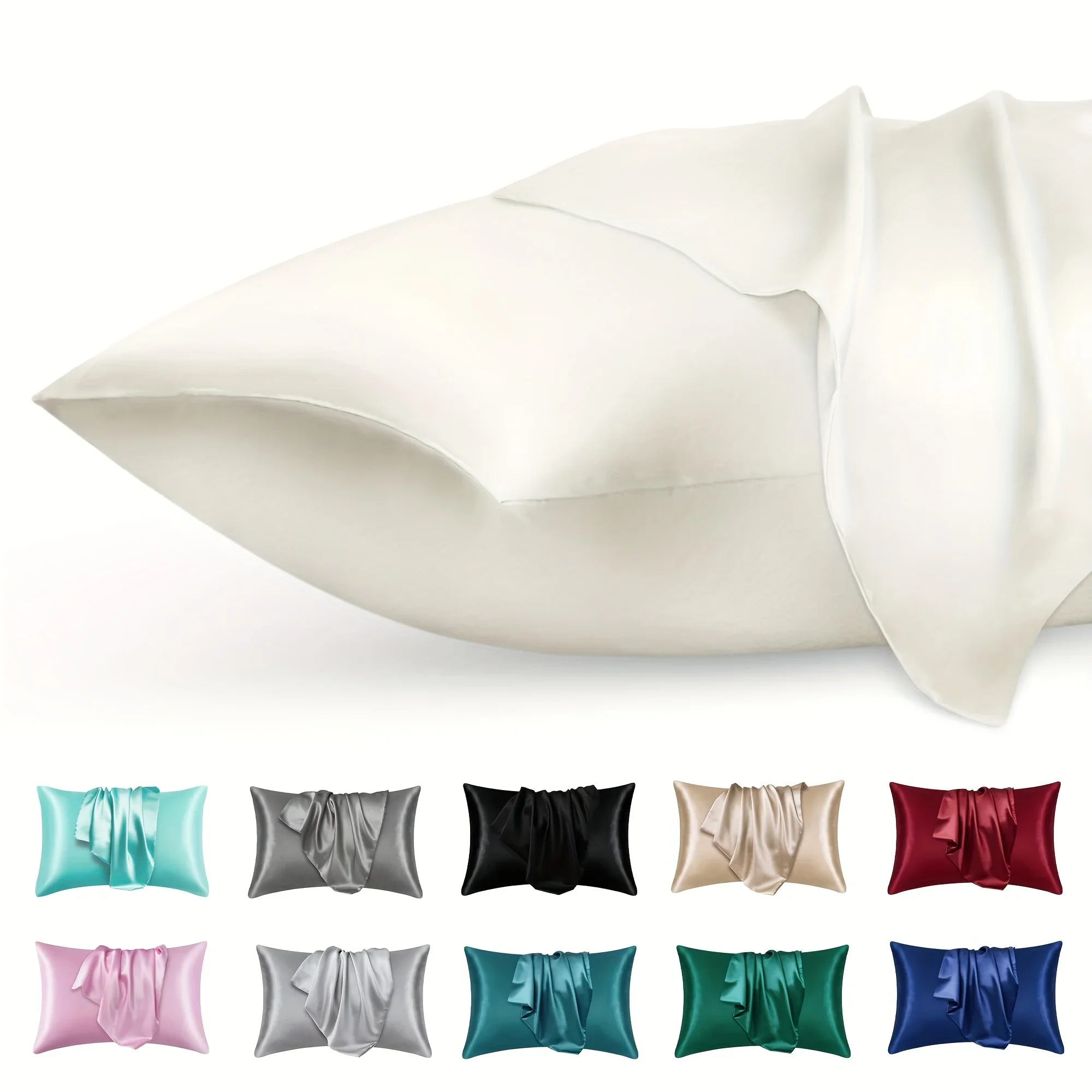 Silk Pillowcase - 2 pezzi di lusso busta in