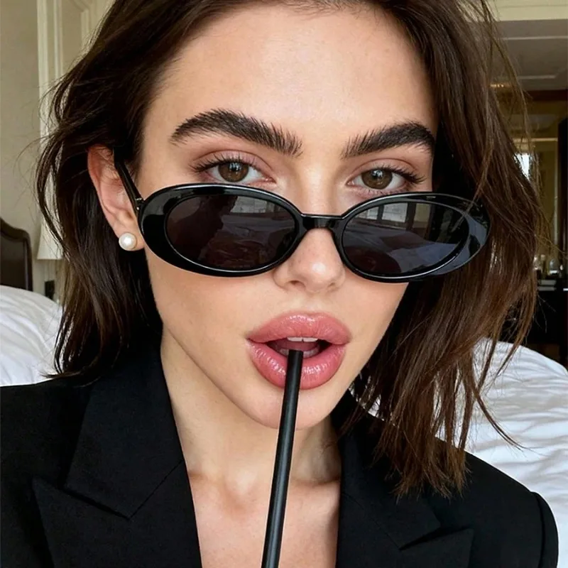 Designer Sunglasses - Occhiali da sole ovali vintage da