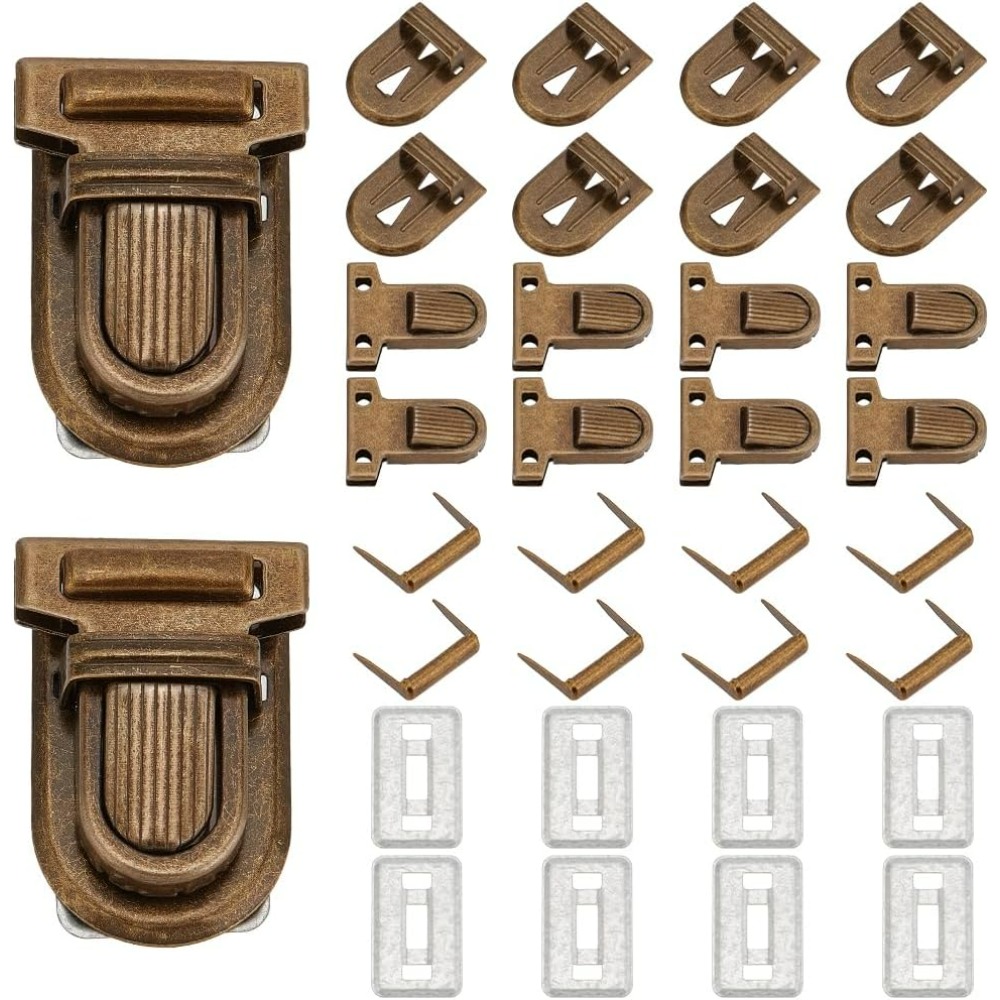 Leather Briefcase - 10 Set Borsa in Ferro Push