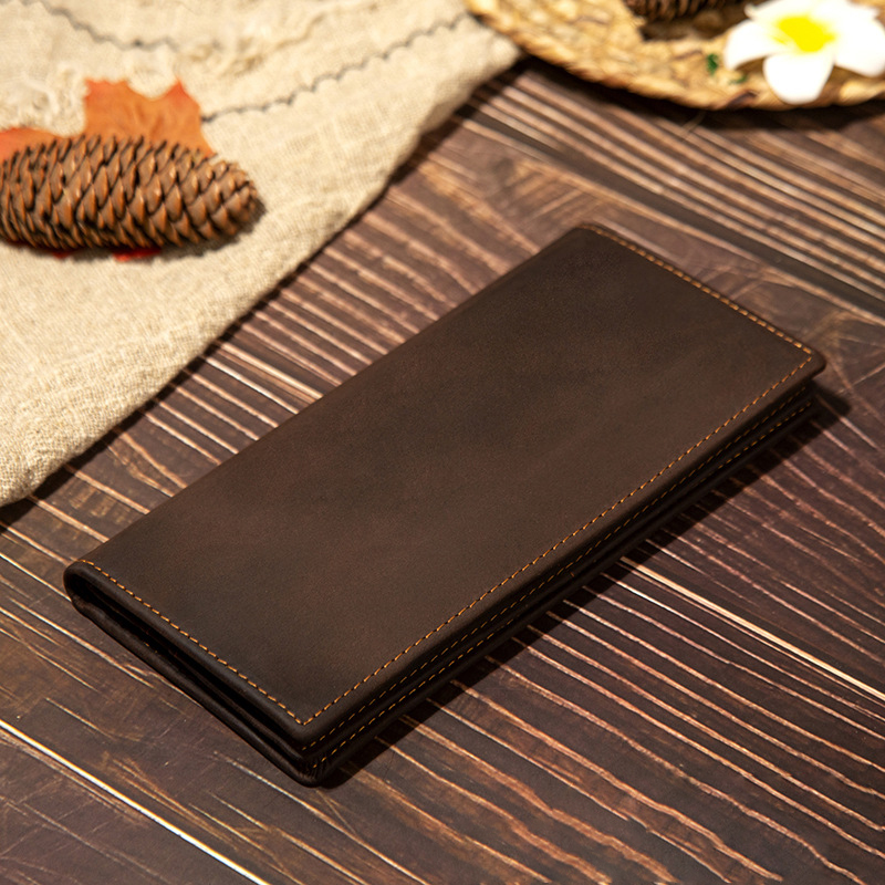 Portafoglio Lungo da Uomo in V - Leather Wallet Men recensione e prezzo