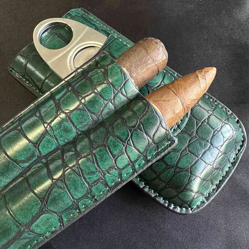 Custodia per sigari a 2 slot c - Premium Cigar Case recensione e prezzo