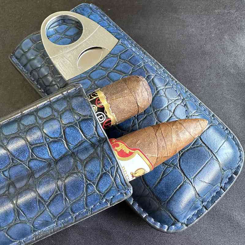 Custodia per sigari a 2 slot c - Premium Cigar Case recensione e prezzo