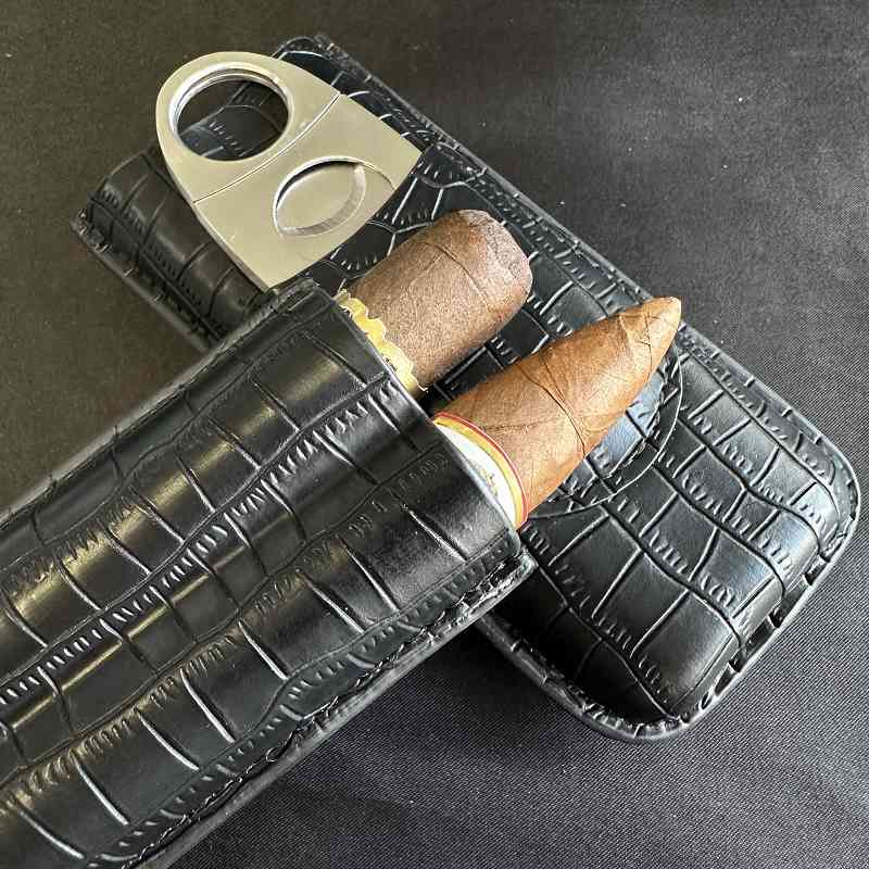 Custodia per sigari a 2 slot c - Premium Cigar Case recensione e prezzo