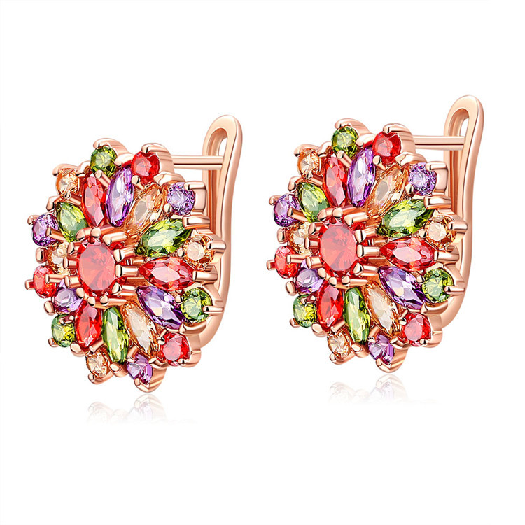Orecchini di fiori di cristall - Gold Plated Jewelry recensione e prezzo